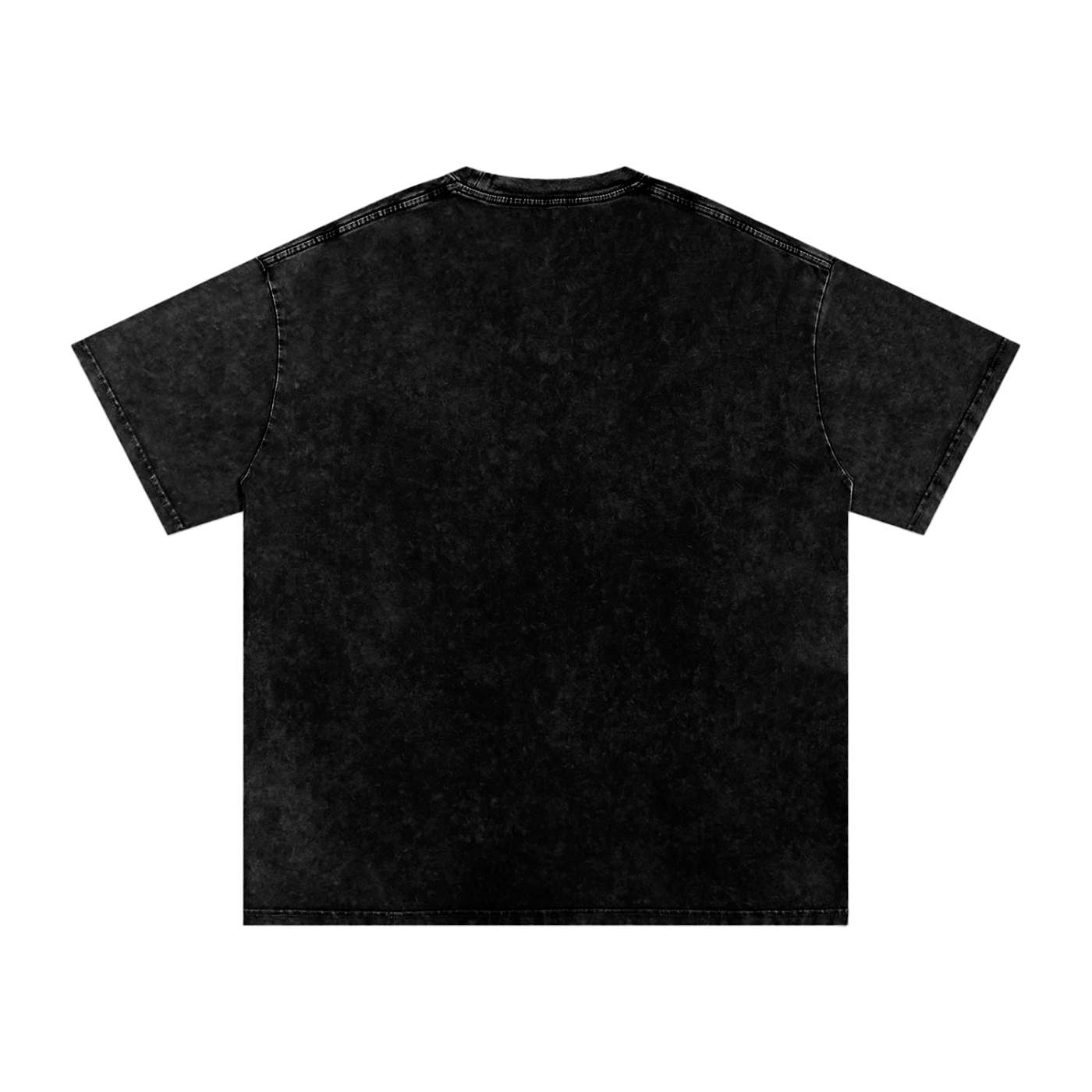 Snow Washed Oversized Faded Black T-Shirt