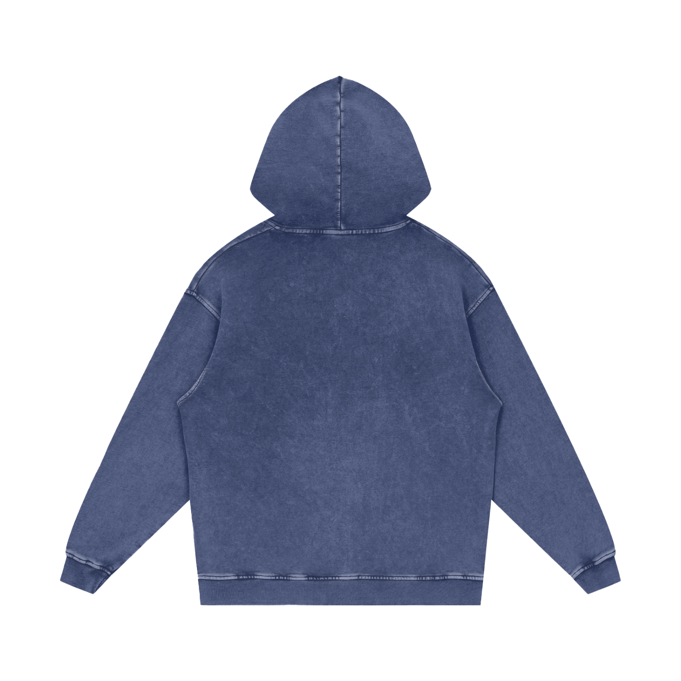 Acid Wash Oversize Arctic Blue Hoodie