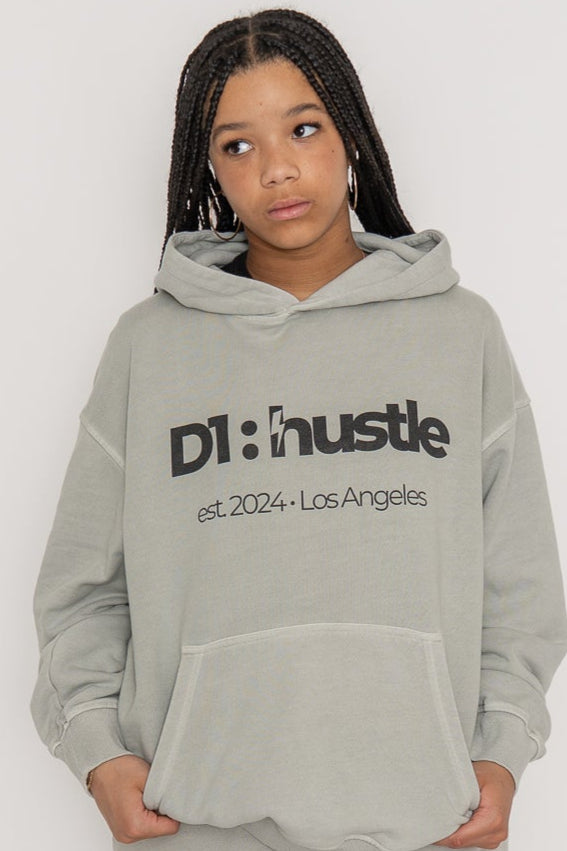Eco-friendly Enzyme Washed Ash Grey Hoodie