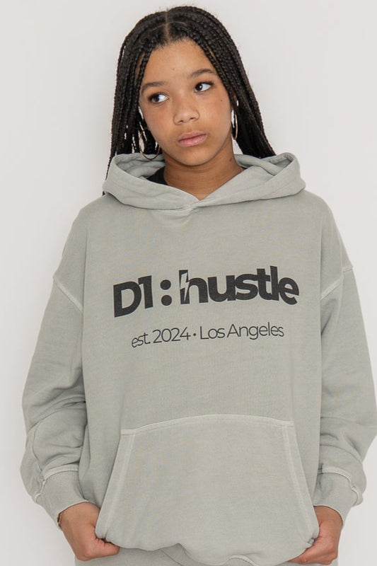 Eco-friendly Enzyme Washed Ash Grey Hoodie