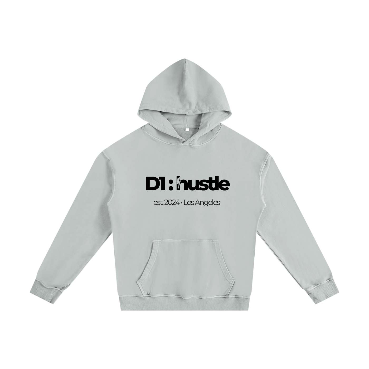 Eco-friendly Enzyme Washed Ash Grey Hoodie